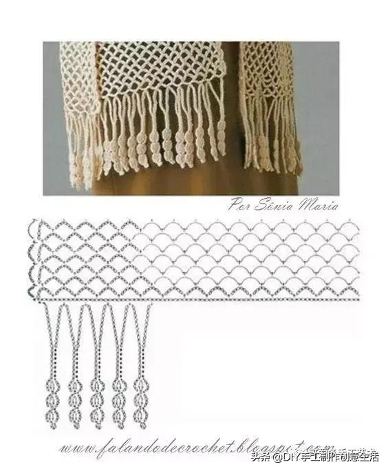 手工diy钩针编织围巾教程,diy手工编织围巾教程
