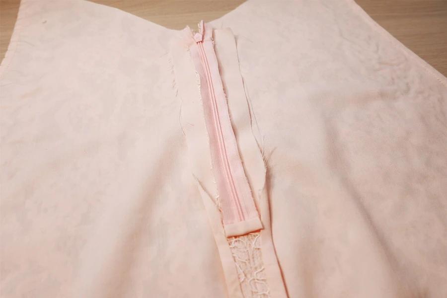 短款包臀裙裁剪缝制教程,包裙开叉缝制方法图解