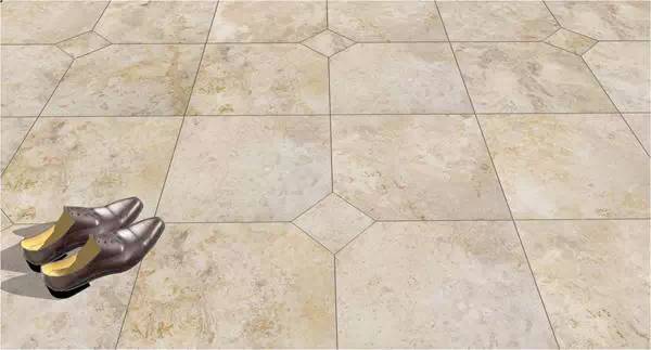 客厅瓷砖75*150铺贴效果图,十六种瓷砖铺贴方法