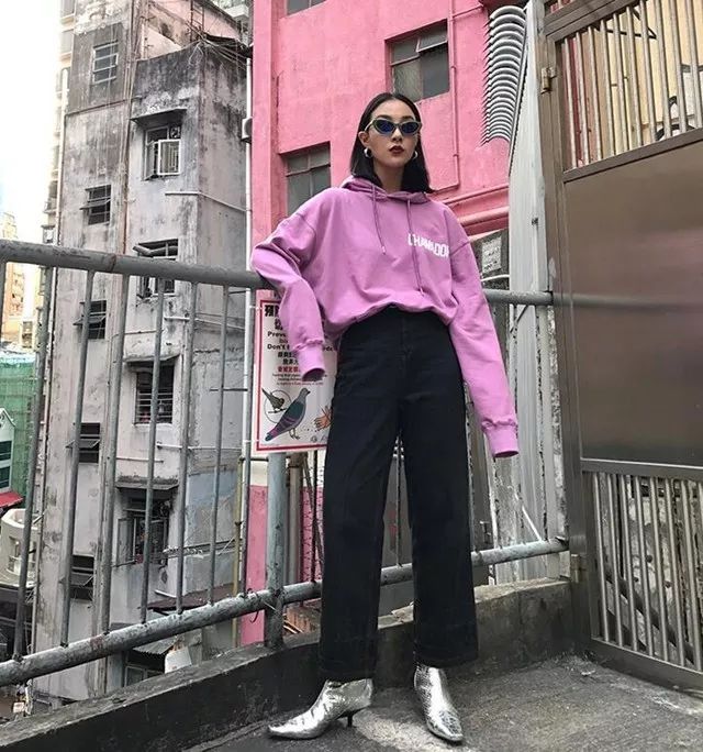 好看质感的卫衣,卫衣长了怎么穿好看