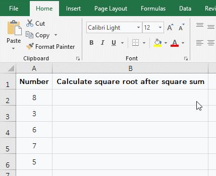 均值平方根公式excel,excel算术平方根计算公式