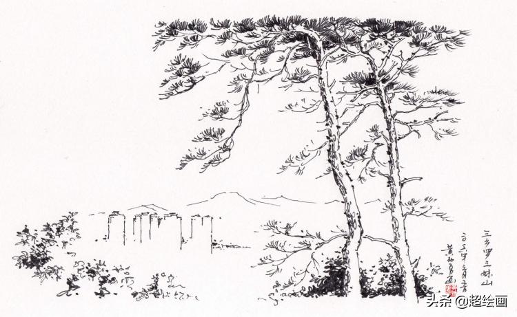 十大顶级钢笔画速写,钢笔速写100幅图片