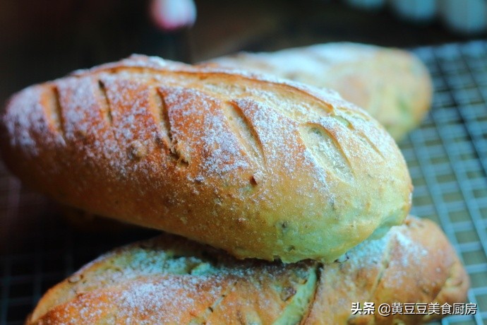 不用揉面粗粮坚果面包,零失败早餐面包