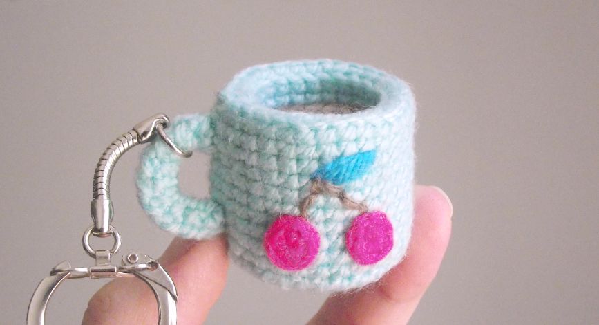 钩针手链手环图解,钩针编织小饰品图解