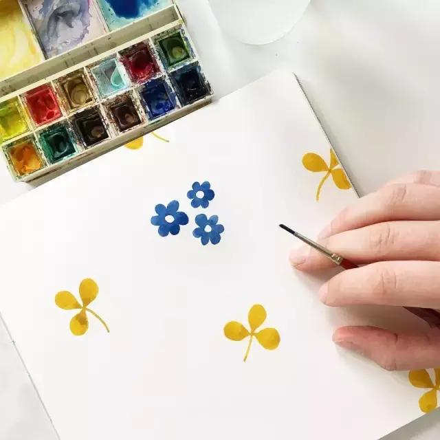 手残党零基础画,纹理画教程初学者