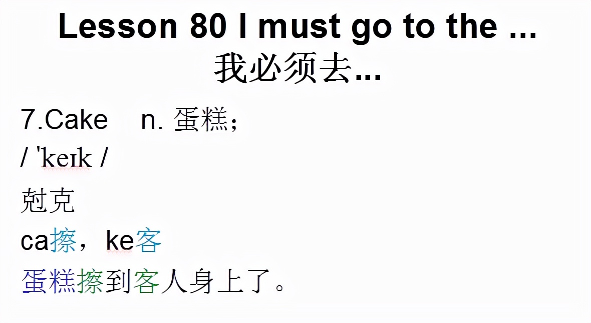 新概念英语第一册lesson8单词音频,新概念英语第一册音标对照本