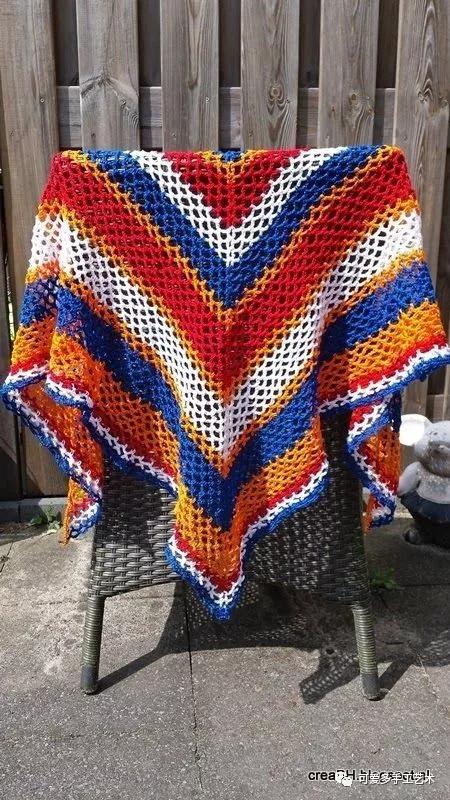 钩针围巾的各种编织教程,零基础钩针钩围巾