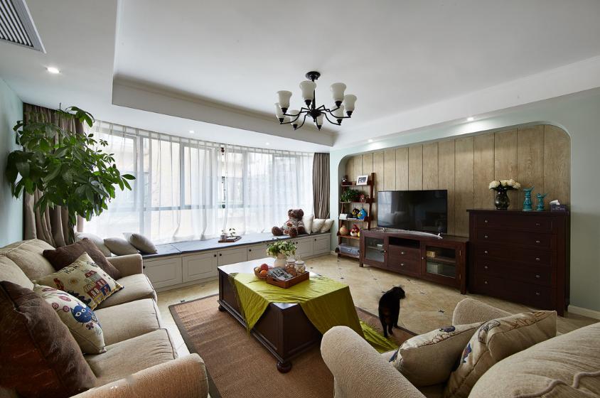 客厅装地台好不好,客厅飘窗太高到腰部了怎么装修