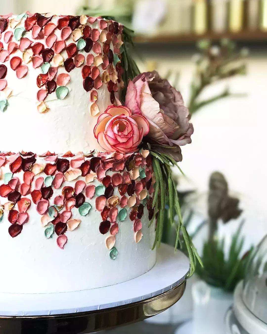 蛋糕好看复古可爱做法,艺术蛋糕创意制作视频