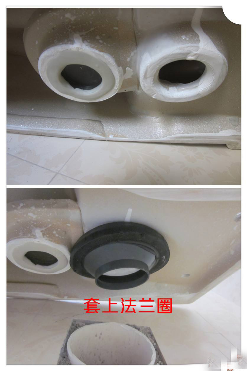 马桶更换法兰的全过程,马桶更换了法兰下面还是漏