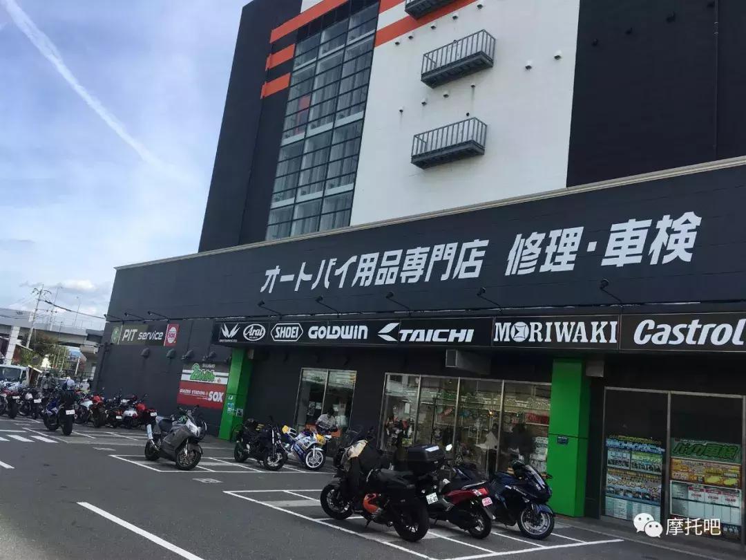 日本中古市场二手摩托车,日本大阪二手摩托装备店