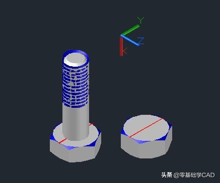 螺栓怎么建模,螺栓的螺纹画法