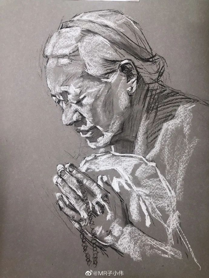 画一幅素描100万笔，胡歌、李现、迪丽热巴在他笔下全都画活了