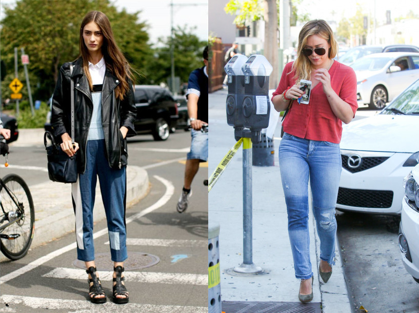 刚到广州夏天的库存“补丁”牛仔裤，都挺好的，休闲又有型！