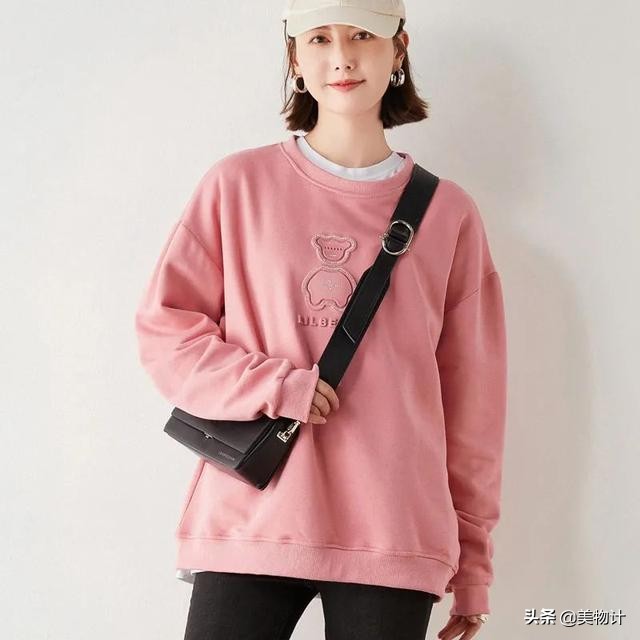 早秋洋气卫衣,适合深秋的卫衣