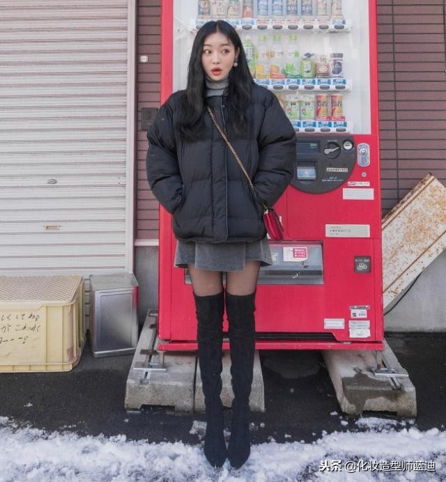 中款羽绒服怎么穿搭显腿长,羽绒服臃肿怎么挑选