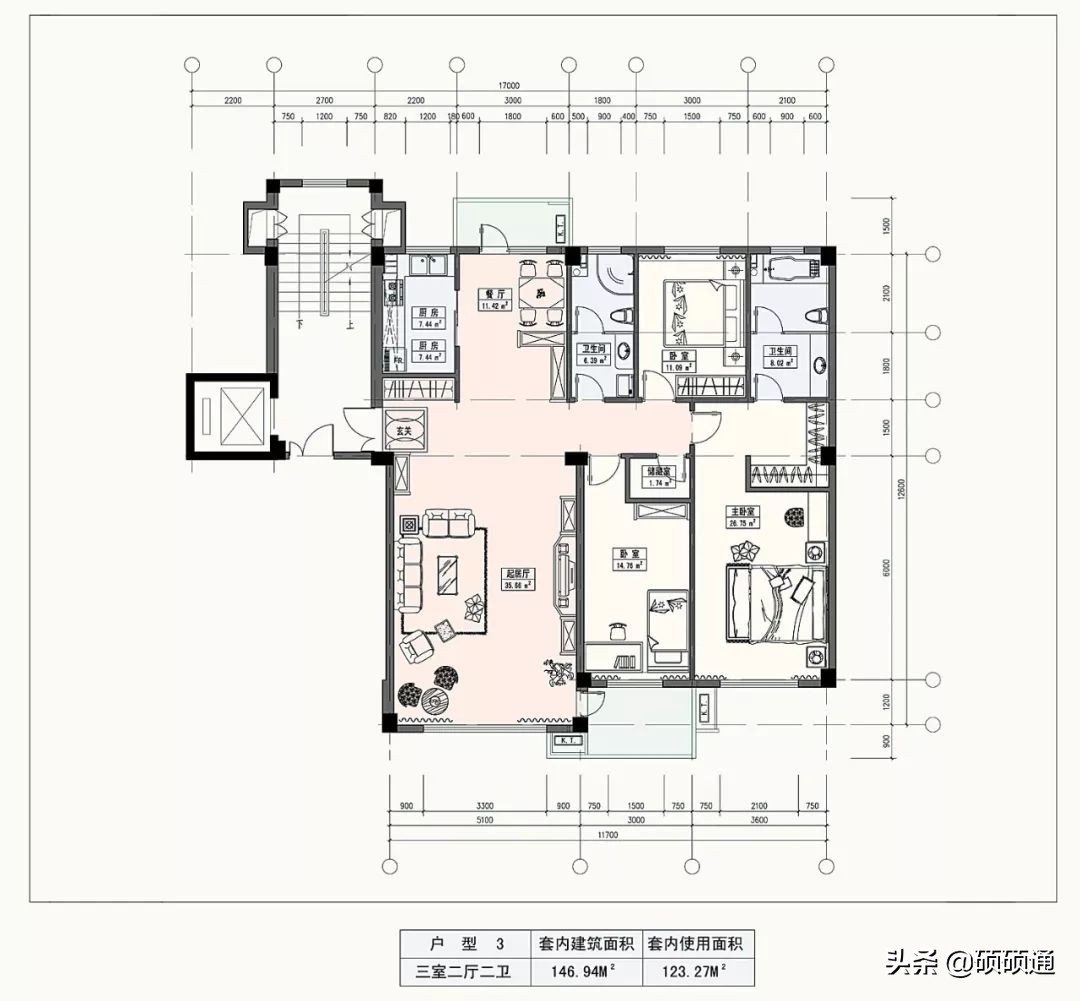 分享100个住宅案例,100个实用户型图片