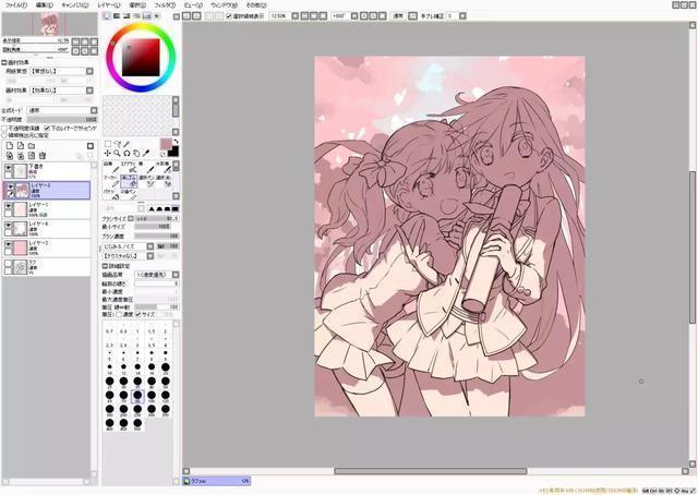 板绘sai伪厚涂上色,sai厚涂板绘人物