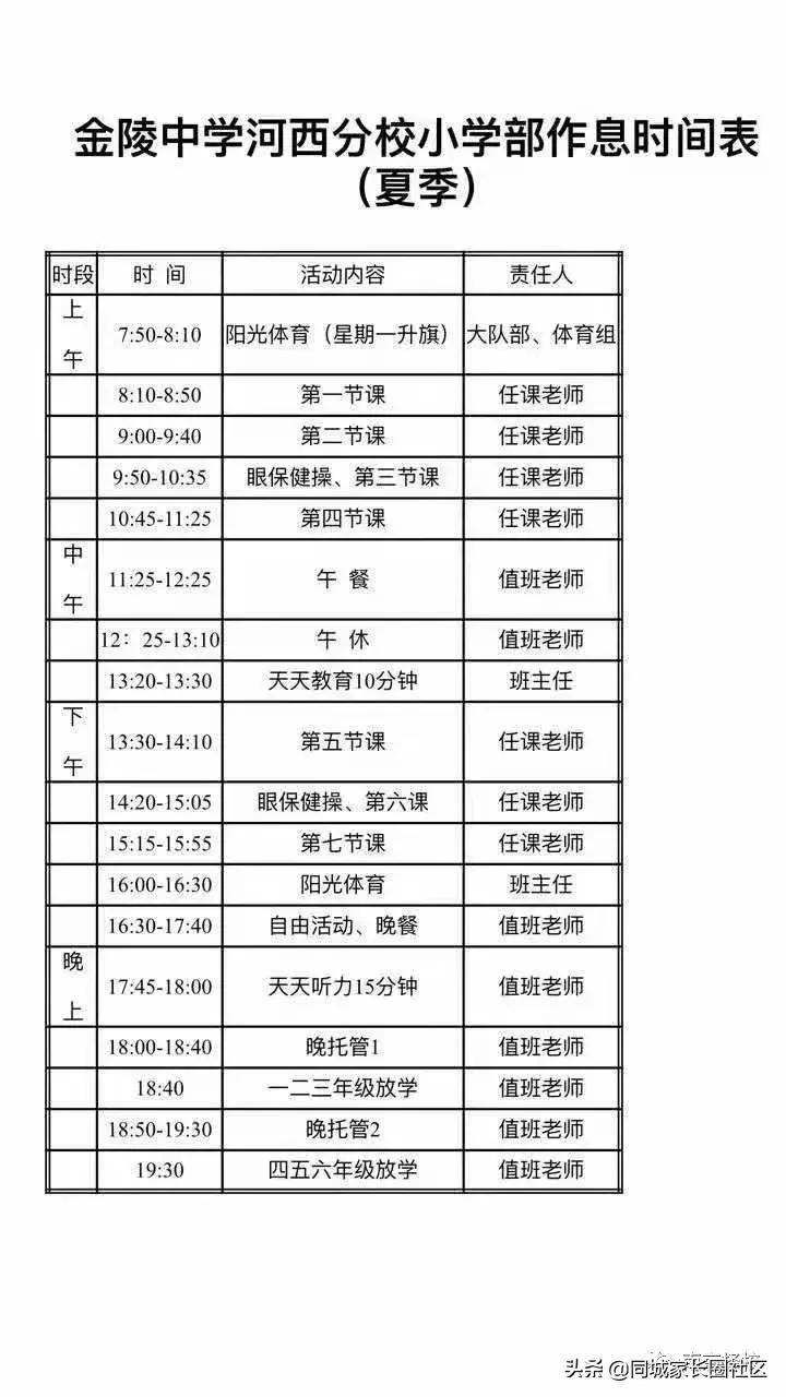南京20所公办、民办校课程表曝光！这些秘密你看懂了吗？