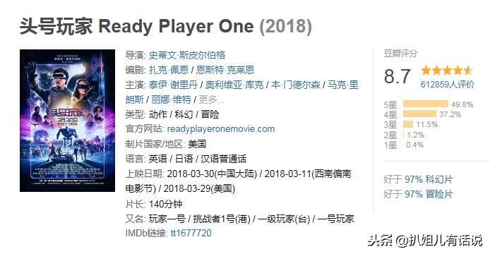 这六部豆瓣高分电影,九部评分一般却也非常好看的电影