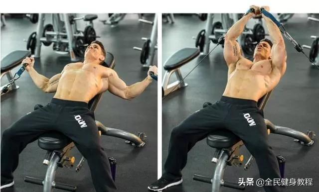 胸肌是不是练大了才能有中缝,胸肌练大了二头不长