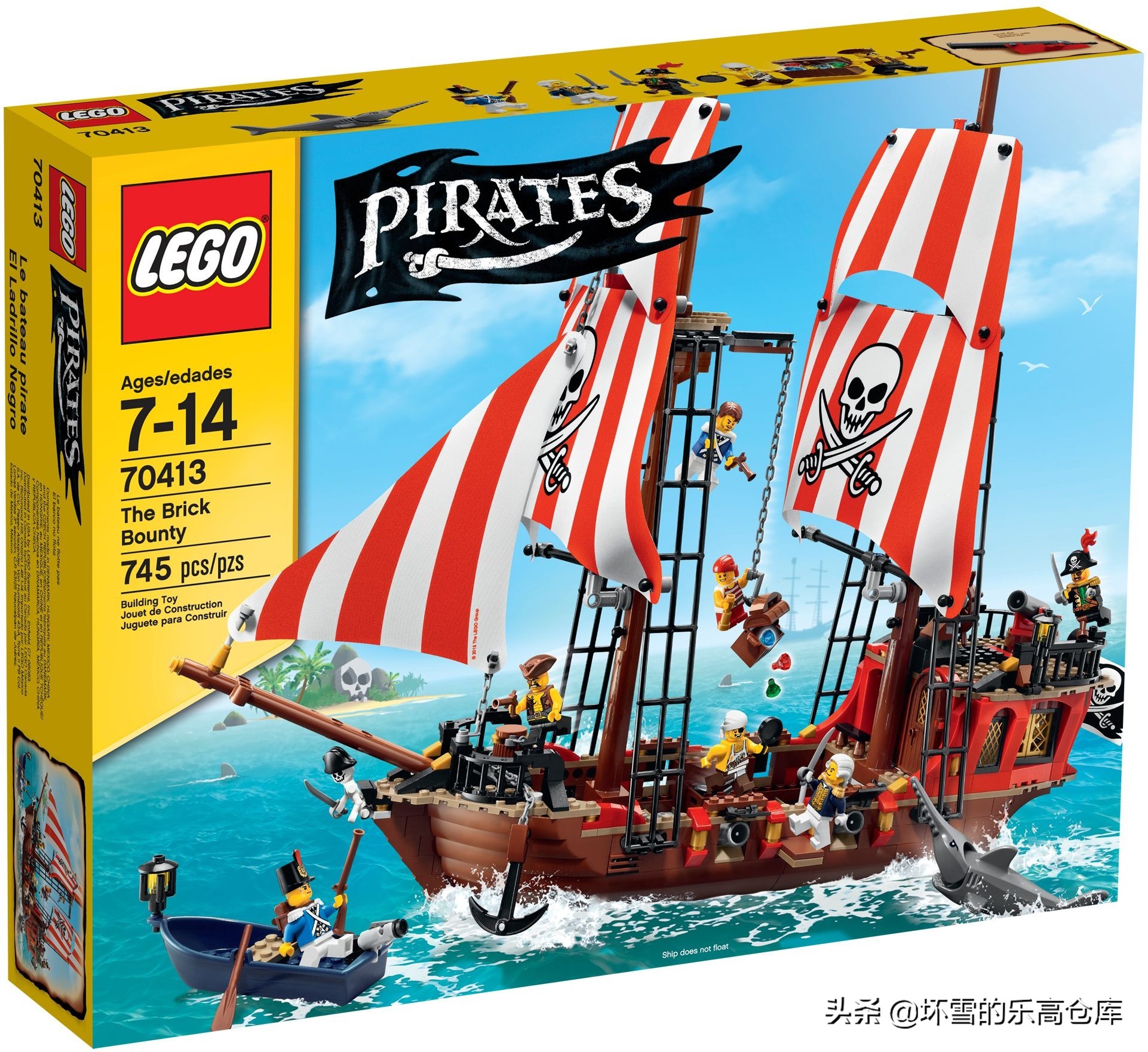 乐高海盗新版,乐高海盗船盘点