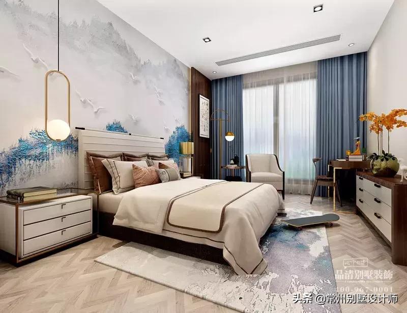 常州别墅现代风格装修,常州现代中式禅意装修风格设计