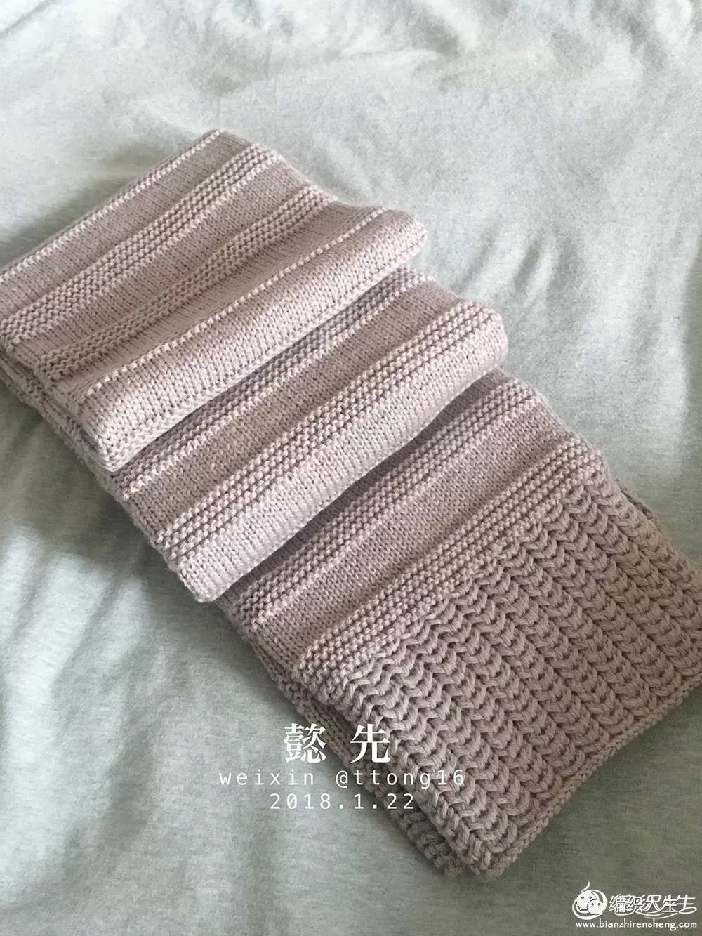 围巾手工织推荐女款棒针,纯羊毛围巾男女通用款