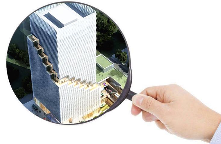 总投3.8亿！城北“新型地标”建筑！打造空中绿色阶梯！设置观景玻璃体！