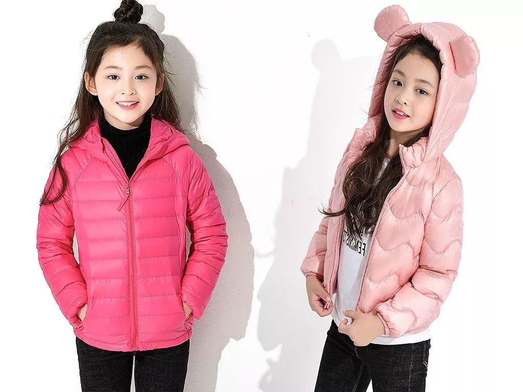 羽绒服休闲韩版新款宽松显瘦针织,时尚百搭儿童加绒保暖毛衣