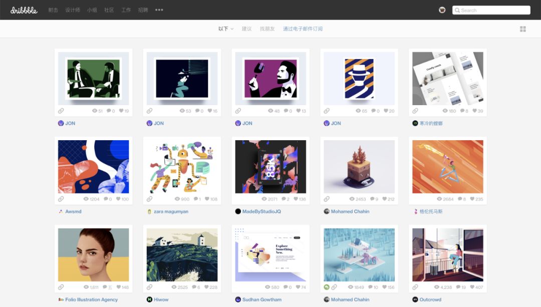 behance设计精选的视频,怎么看behance和其他设计网站