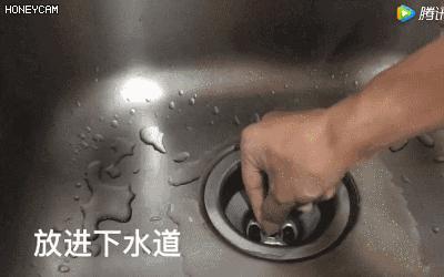 日本下水道小药片疏通,下水道堵了用一粒药片能搞定