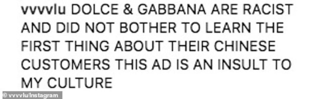 DG骂“中国是屎”被全世界批判！华人买手怒退订单！意媒：这下完了