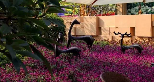 完美装饰效果图,小区园林点缀雕塑不锈钢