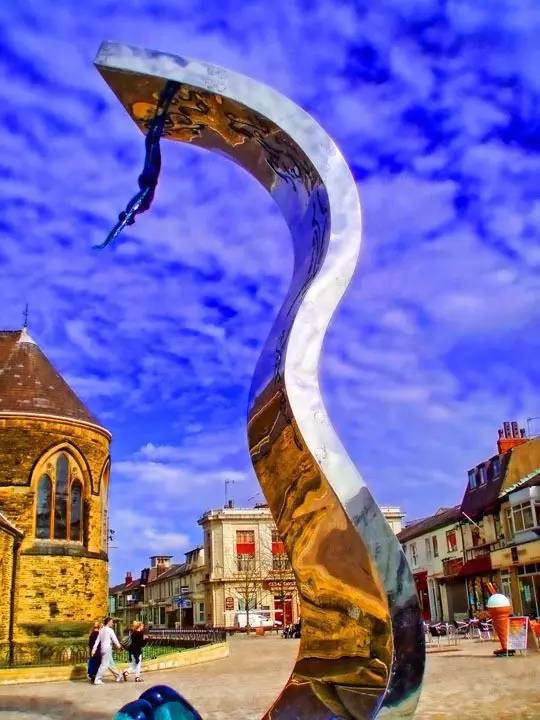 完美装饰效果图,小区园林点缀雕塑不锈钢