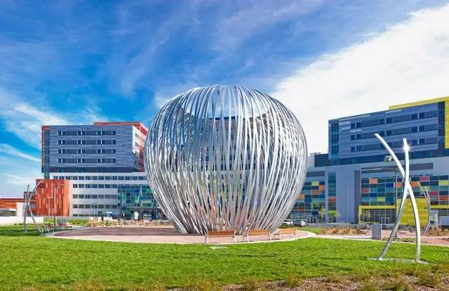 完美装饰效果图,小区园林点缀雕塑不锈钢