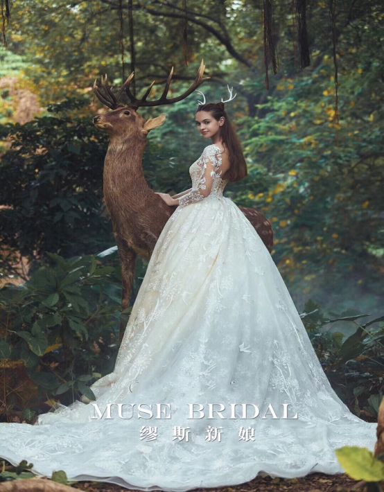 梦芭莎高定婚纱定制,musibridal婚纱高级定制