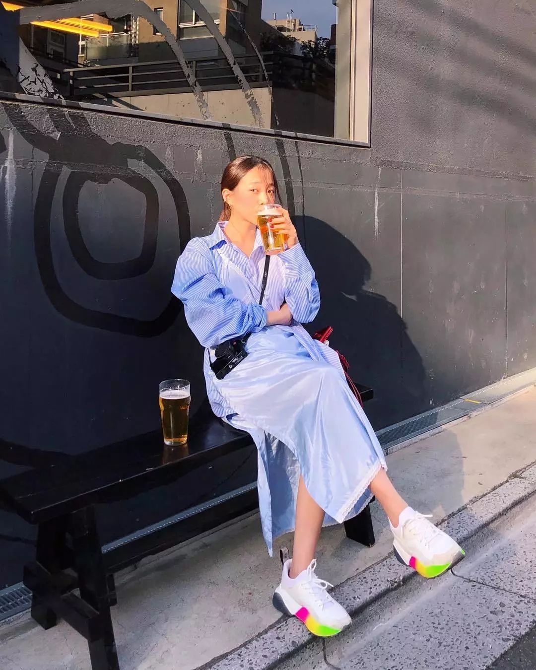 什么？！身高不够165CM的“厌世脸”也能当模特，韩国草根博主Mulbada用她的超高衣品做到了！