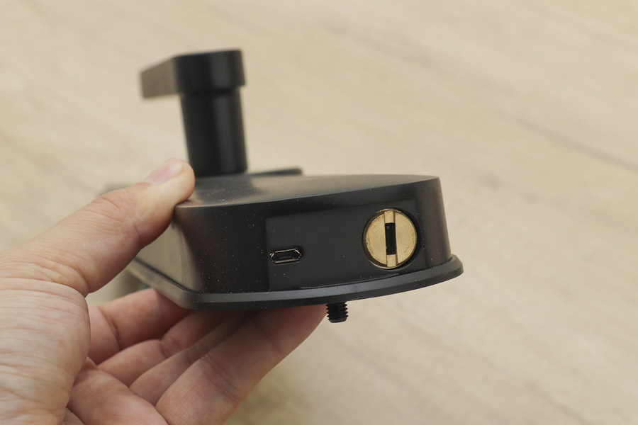 360智能门锁m1青春版,不带钥匙孔的智能锁