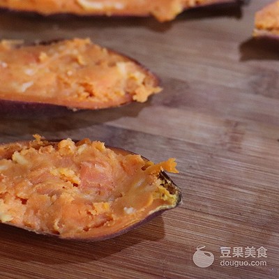 芝士焗红薯球做法,芝士焗红薯微波炉