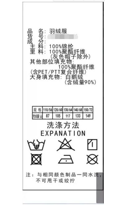羊毛大衣和羽绒服可以一起机洗,怎么检测羽绒服是不是干洗