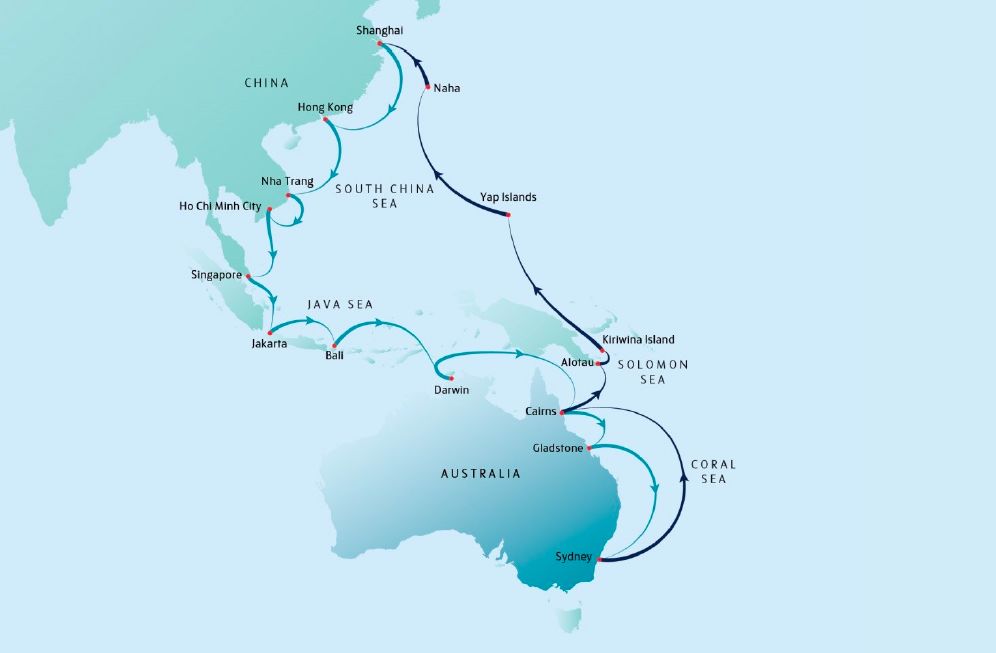 上海去澳洲可以直达吗,中国坐船去澳洲要多少钱