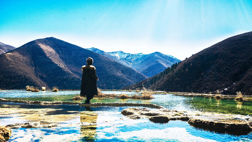 藏地秘境，贡嘎雪山之冷噶措自驾*行游**迹