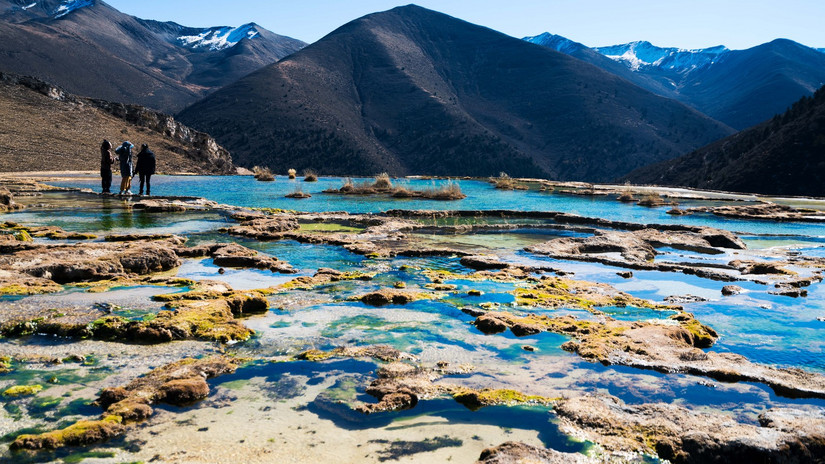 藏地秘境，贡嘎雪山之冷噶措自驾*行游**迹