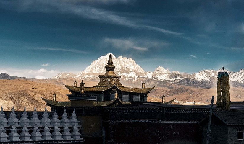 藏地秘境，贡嘎雪山之冷噶措自驾*行游**迹