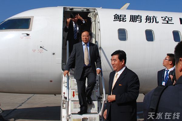 天水机场2008年9月28日通航,天水机场的历史