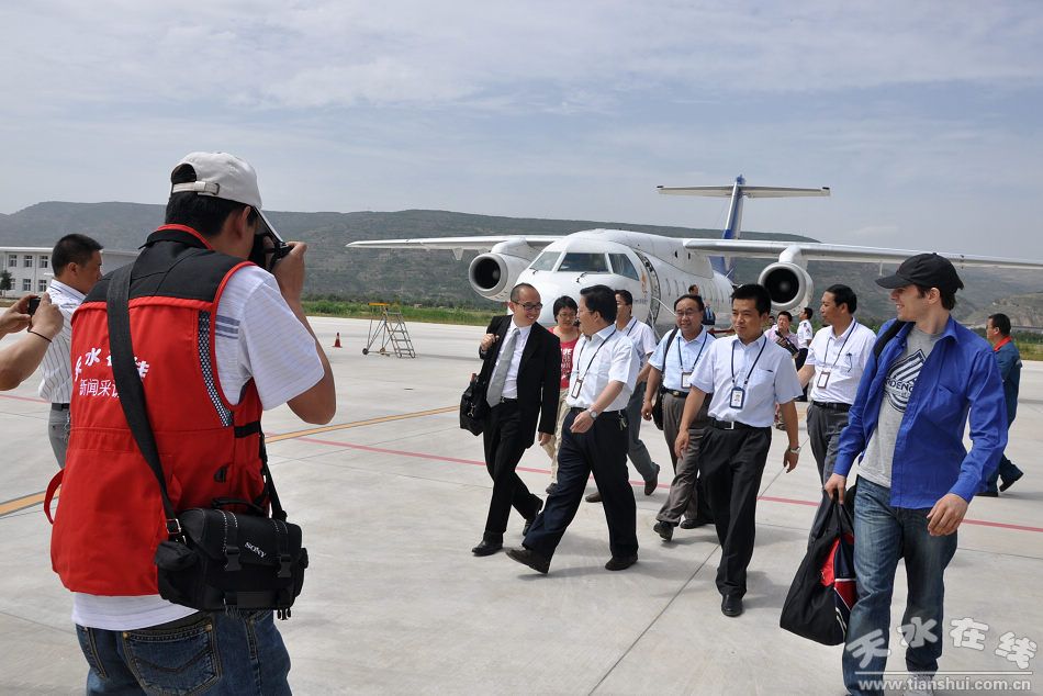 天水机场2008年9月28日通航,天水机场的历史