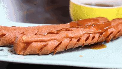 教你3秒打开火腿肠