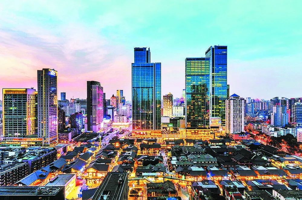 成都美图夜景,高清成都美景的图片