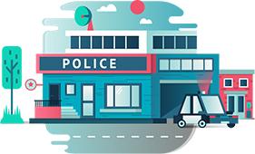 公安网警打击诈骗,网警防电信诈骗宣传